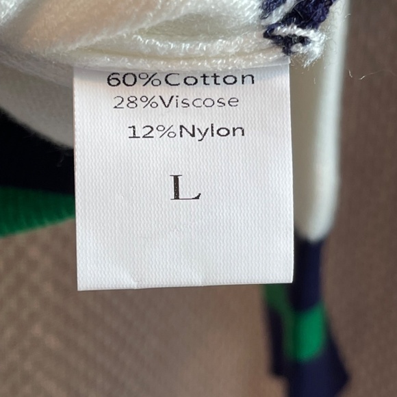 NWOT Oneleven Loose Striped Contrast Color Knitted Cardigan, Size Large - Picture 5 of 5